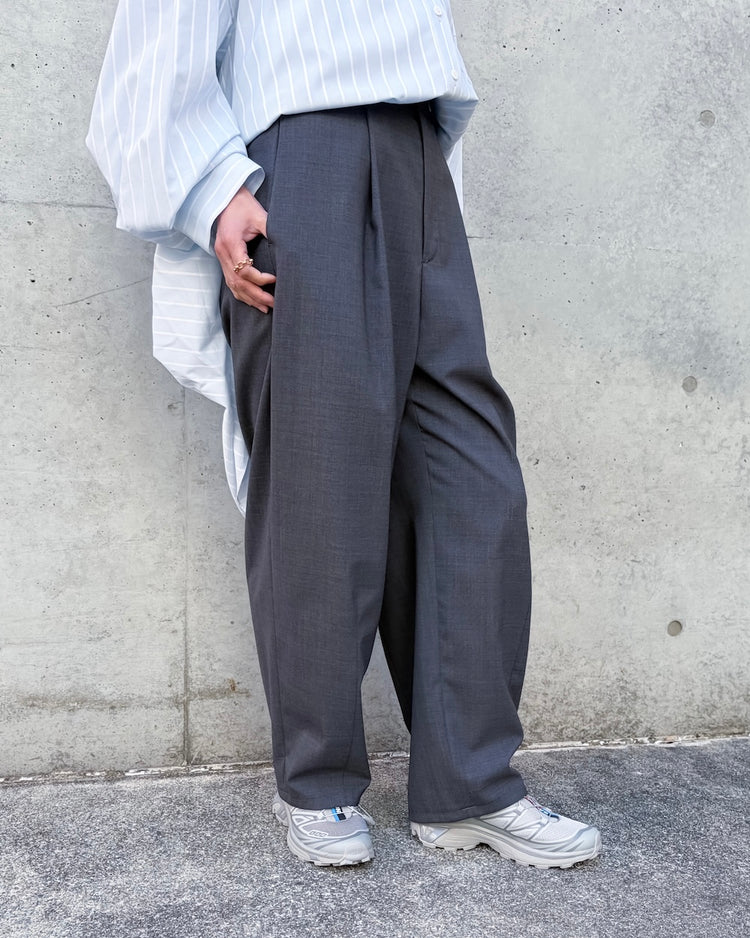 ENFÖLD / FORM TROUSER / C.GRAY/ 300JS431-2701