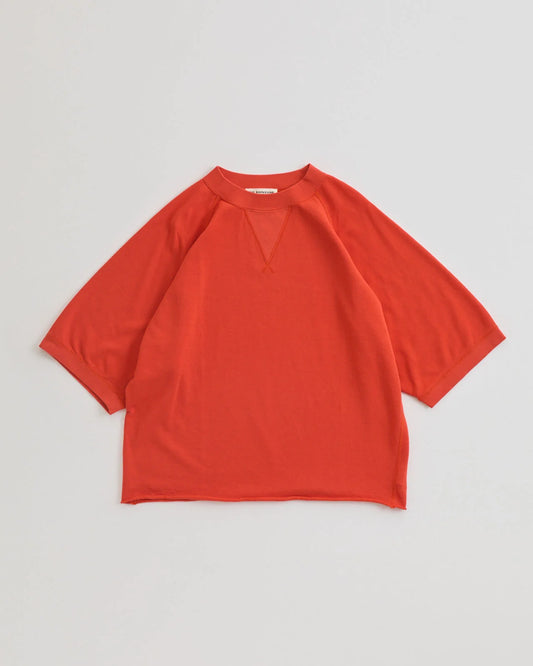 THE SHINZONE / INLAYED HALF SLEEVE TEE / RED / 25SMSCU03