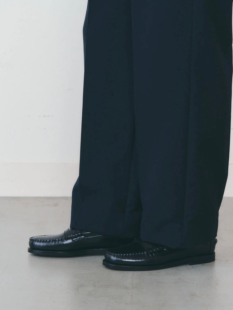 THE SHINZONE / TWO TUCK TROUSERS / NAVY/ 26SMSPA02