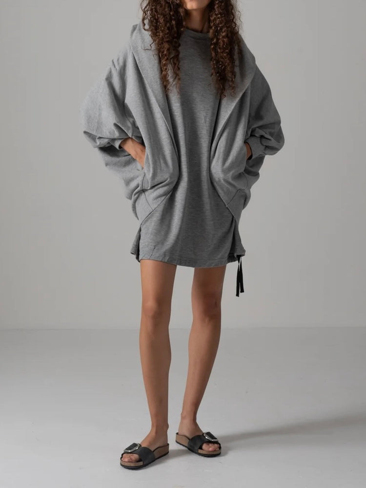 COGTHEBIGSMOKE / NICOLETTE BORERO HOODY / LT GREY