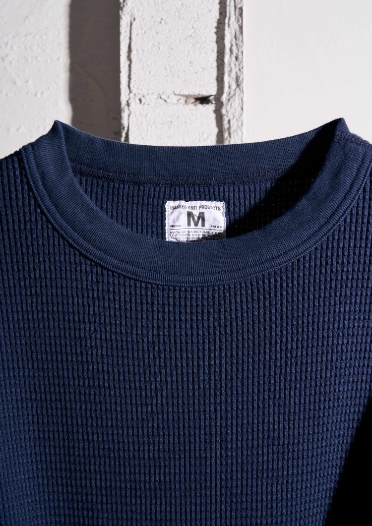 MASSES / WAFFLE SWEAT CREW / NAVY