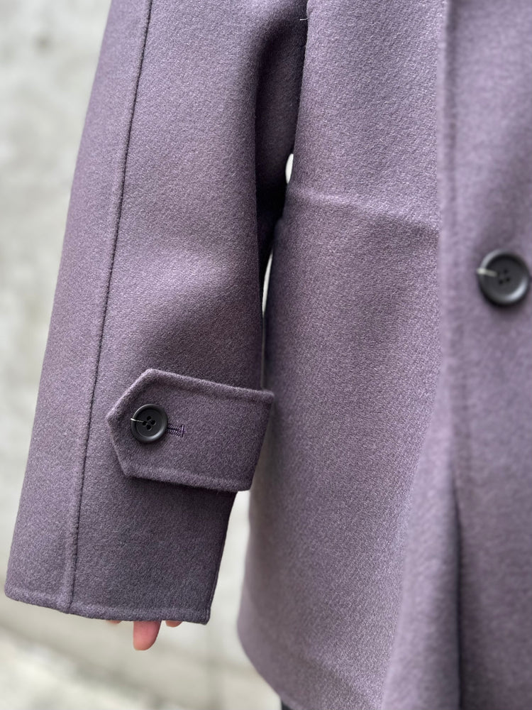 VACHEMENT / ダブルメルトン ショートトレンチ / BROWN / VL-16-208