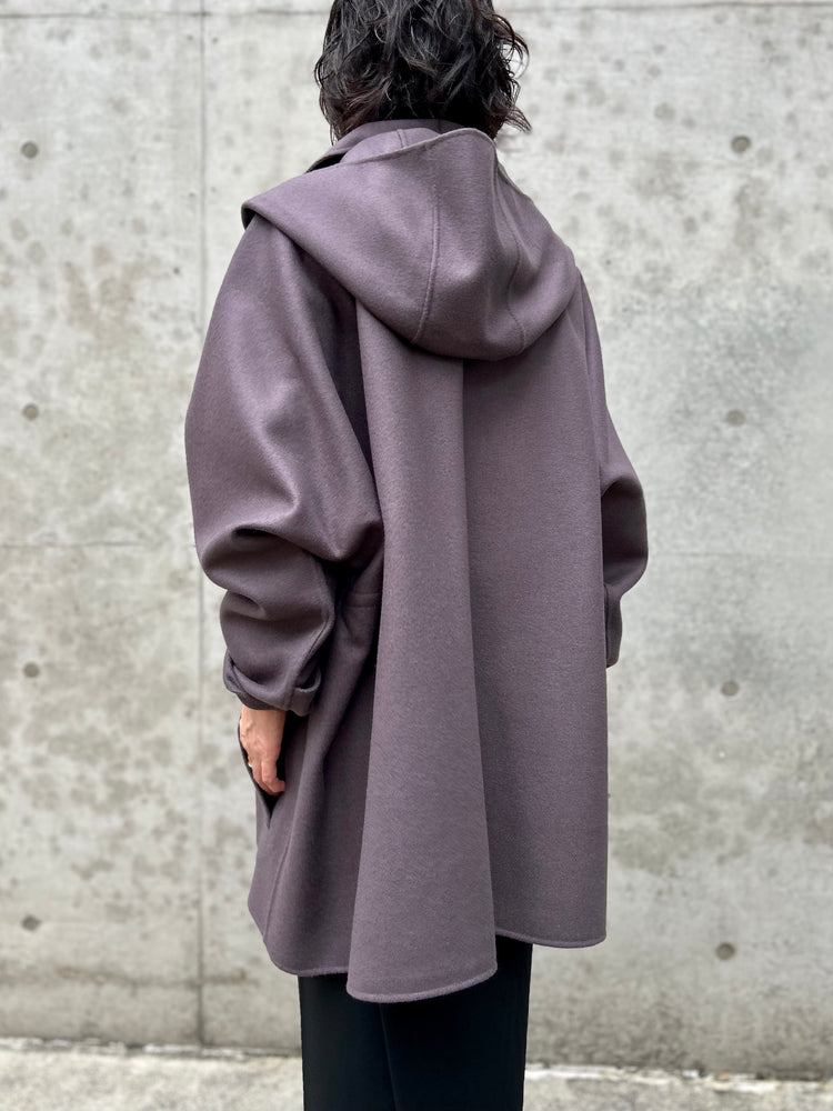 VACHEMENT / ダブルメルトン ショートトレンチ / BROWN / VL-16-208