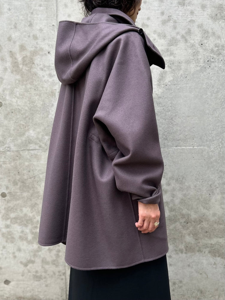 VACHEMENT / ダブルメルトン ショートトレンチ / BROWN / VL-16-208