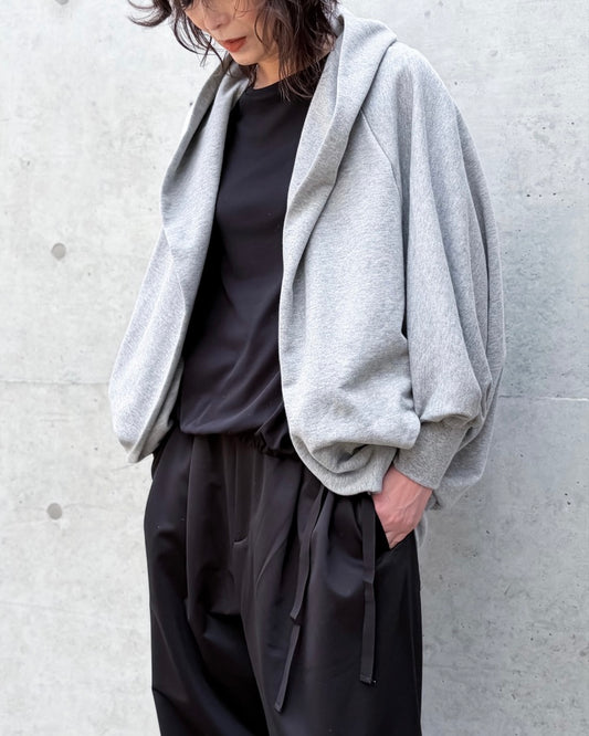 COGTHEBIGSMOKE / NICOLETTE BORERO HOODY / LT GREY