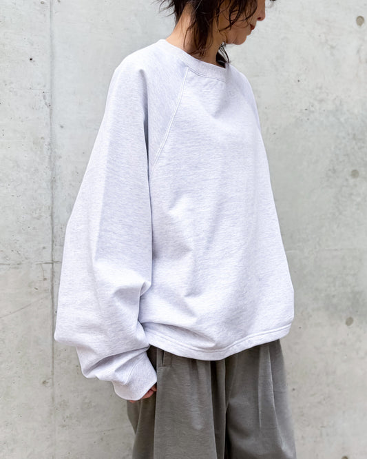 COGTHEBIGSMOKE / KAYA TUCKED HEM TOP / ICE GRAY