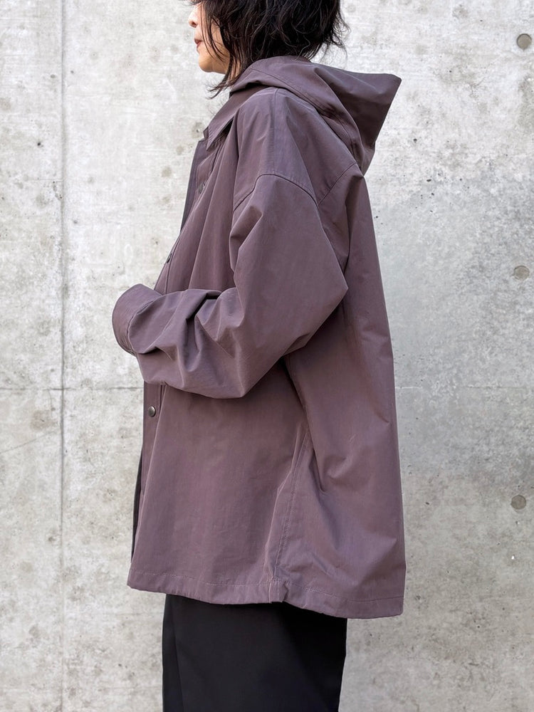 ASTRAET / フーデッド シャツ / DK.BROWN / 54212700017