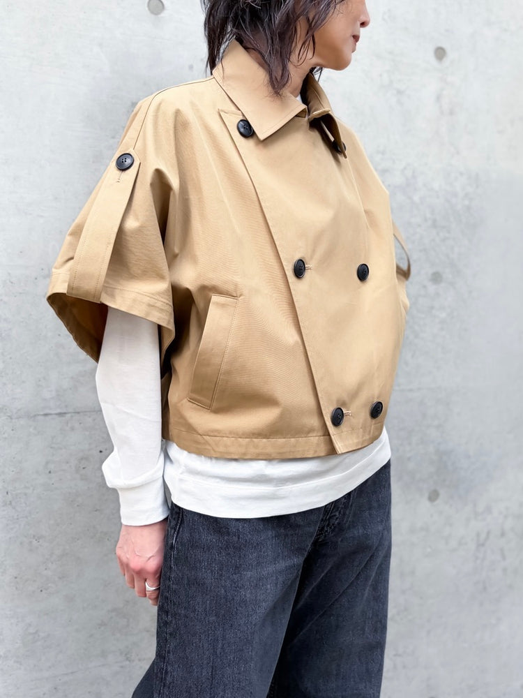 mtmodelist / ショートトレンチジャケット / CAMEL / MG-J08-103