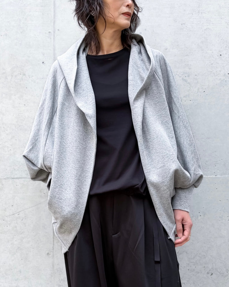 COGTHEBIGSMOKE / NICOLETTE BORERO HOODY / LT GREY