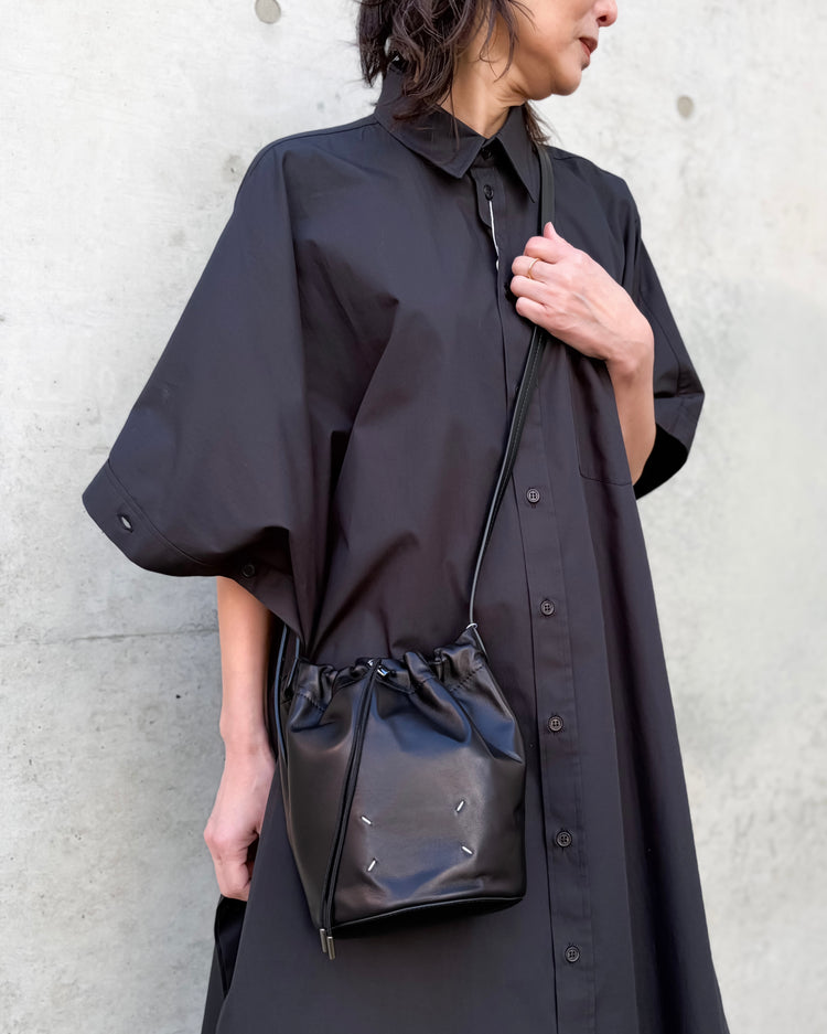 Maison Margiela / ドローストリング ポーチ / black / SB2ZH0003P8832