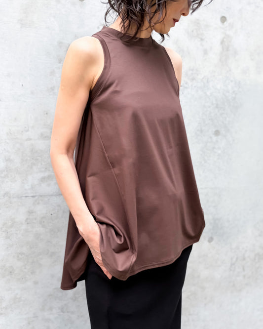 COGTHEBIGSMOKE / HIBA TOP / CHOCOLATE