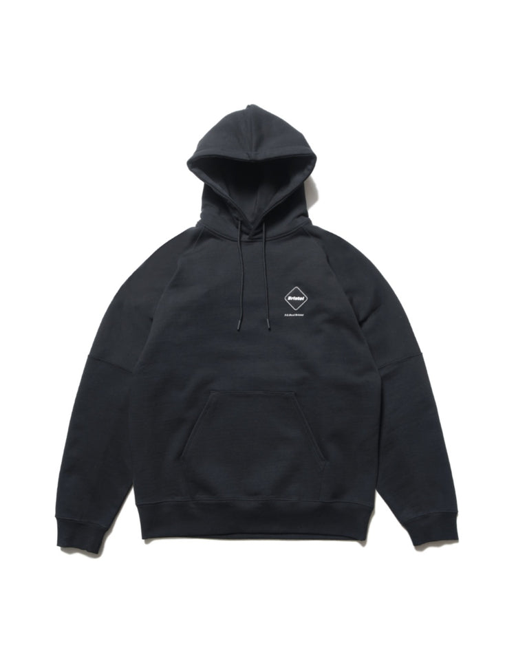 F.C.Real Bristol / BIG LOGO BAGGY SWEAT HOODIE / BLACK / FCRB-252091