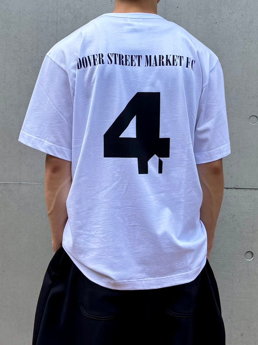 DSM kei ninomiya / FOOTBALL BACKIPRINT SS TEE / WHITE / DSM02T026