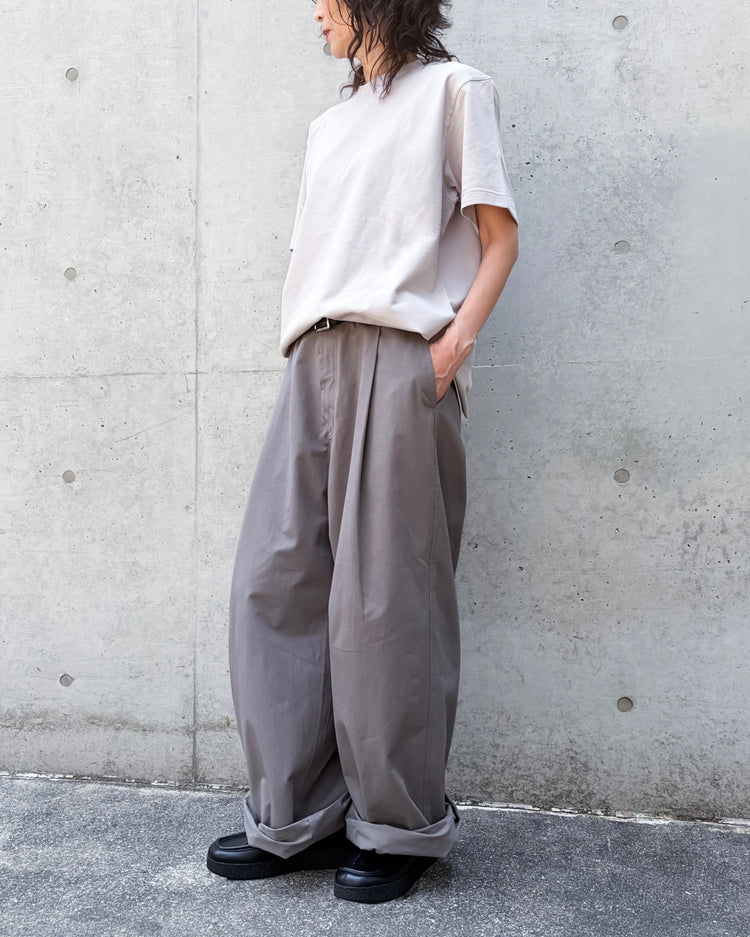 SOFIE D'HOORE / DARTED PANT(Compact winter cotton) / TURTLE / PASADENA-COA