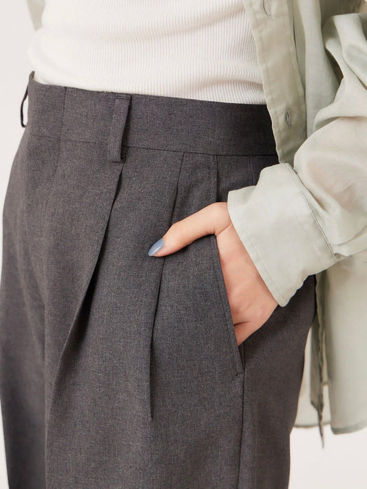 THE SHINZONE / CHRYSLER PANTS / GRAY / 21AMSPA01