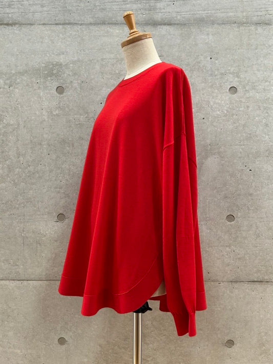 ENFÖLD / CIRCLE PULLOVER / RED / 300IA270-1161