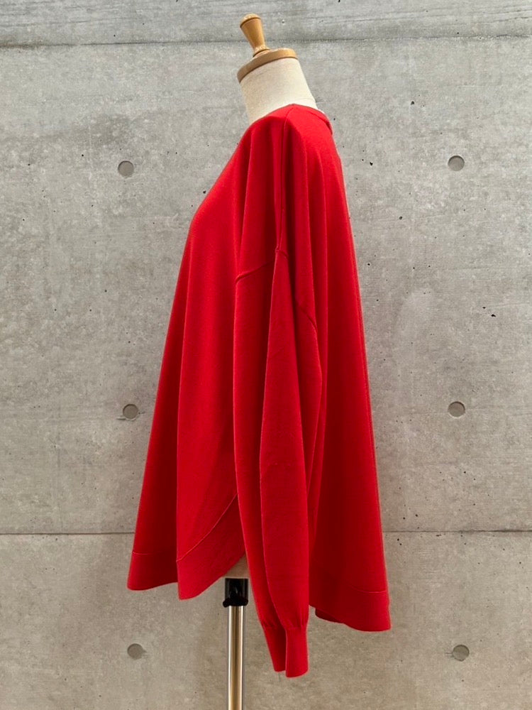 ENFÖLD / CIRCLE PULLOVER / RED / 300IA270-1161
