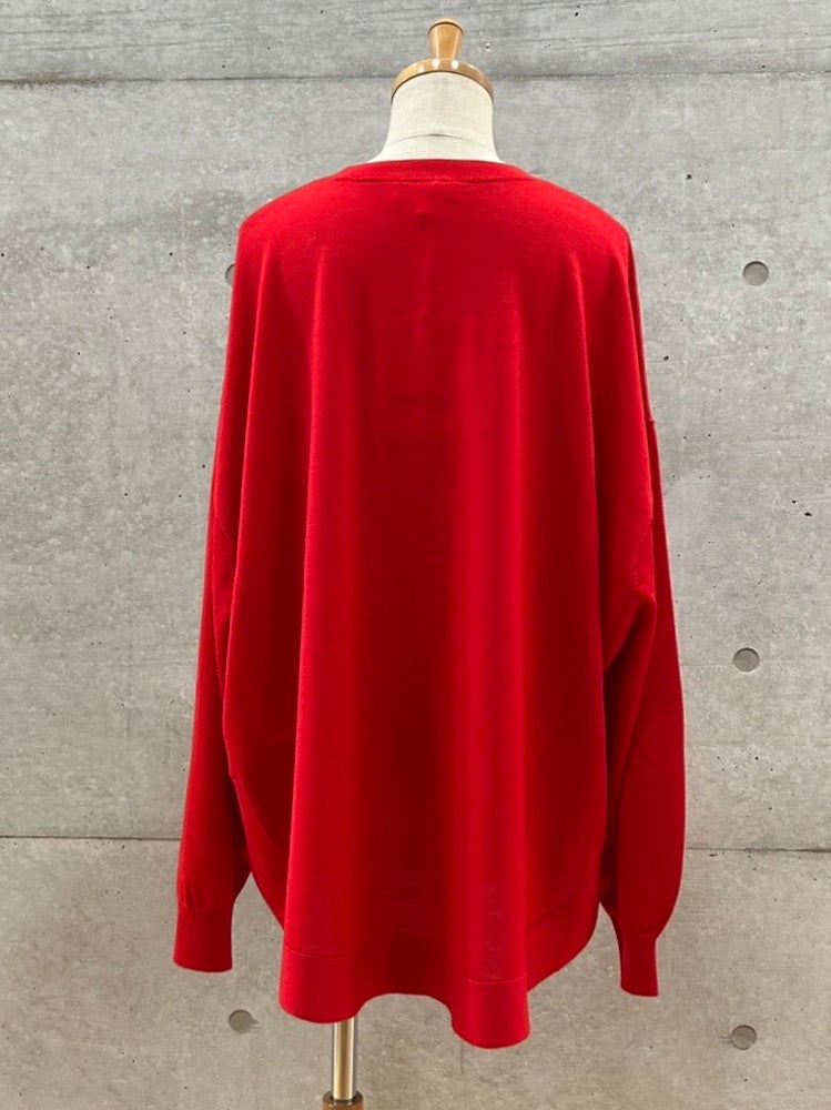 ENFÖLD / CIRCLE PULLOVER / RED / 300IA270-1161