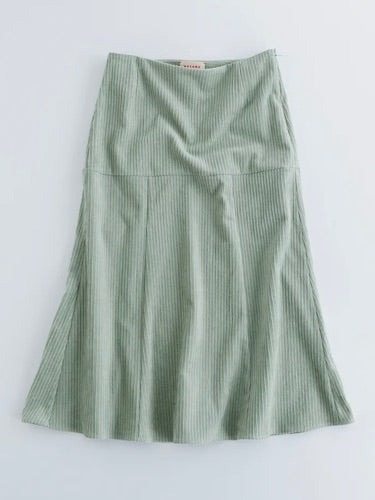 MEYAME / CORDUROY BEAUTIFUL SKIRT /GREEN / MEY-2222