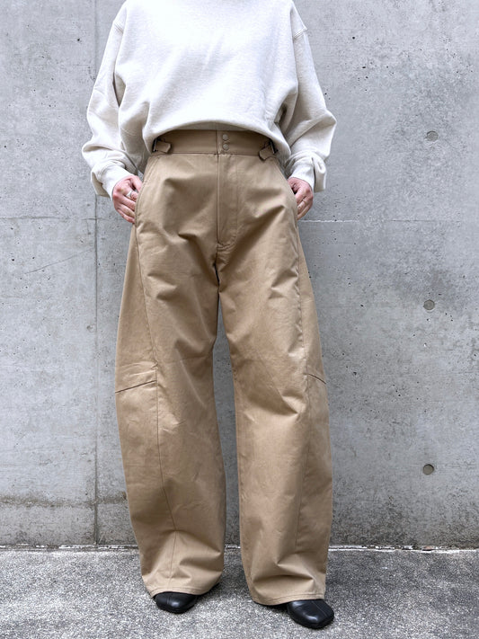 HYKE / COTTON GURKHA PANTS / BEIGE / 13391
