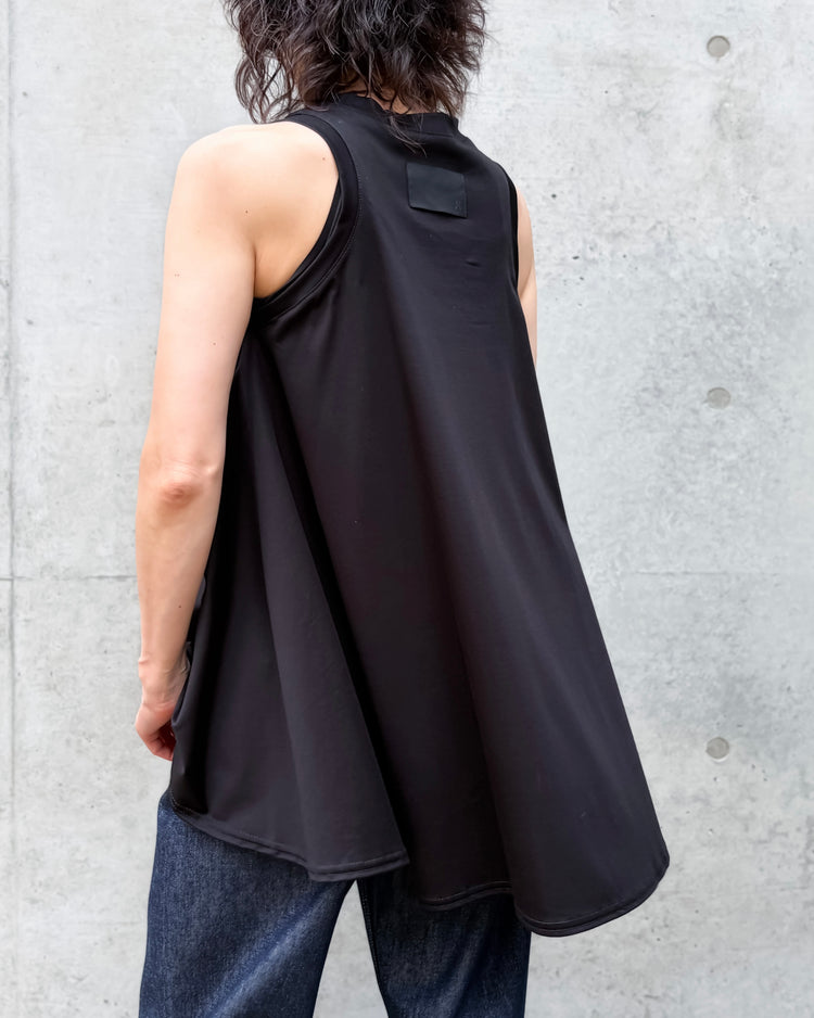 COGTHEBIGSMOKE / HIBA TOP / BLACK