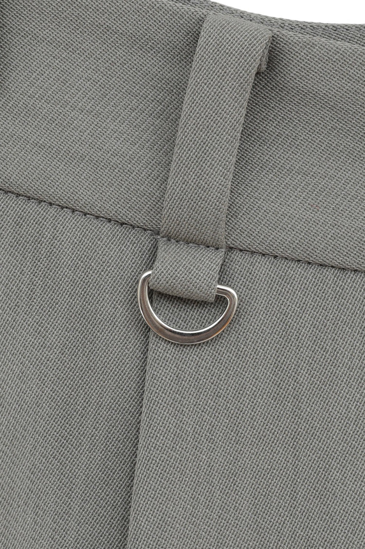 CLANE / 2WAY TUCK STRAIGHT PANTS / GRAY / 10110-7033