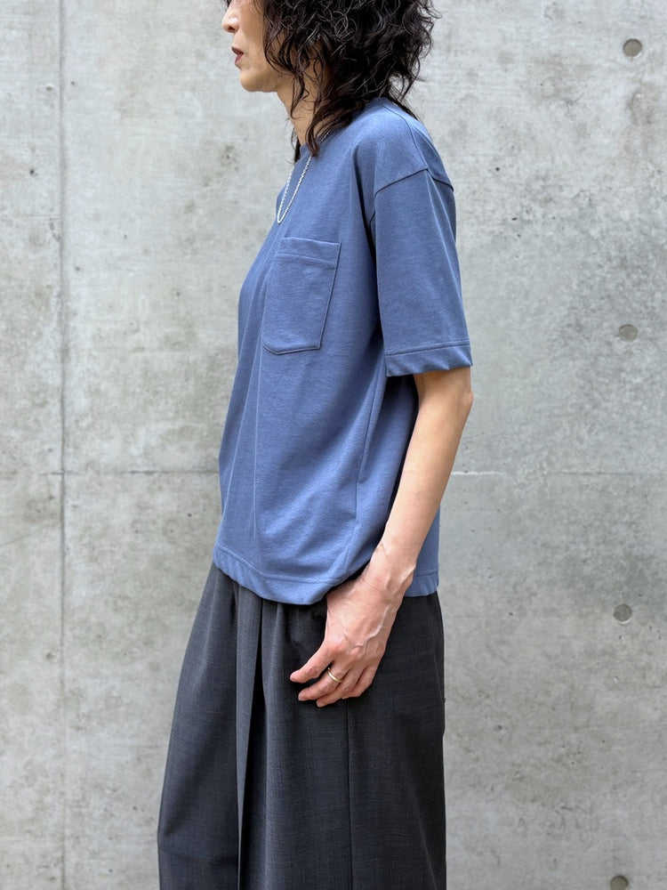 SLOANE / コットンツイル編み ポケットTシャツ / BLUE / SL10S-T1144