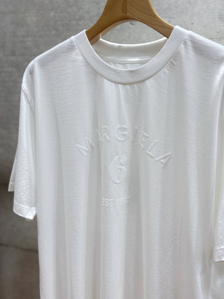 MM⑥ Maison Margiela / MM6 プリントs/s t-shirt / WHITE / S62GD225M20048