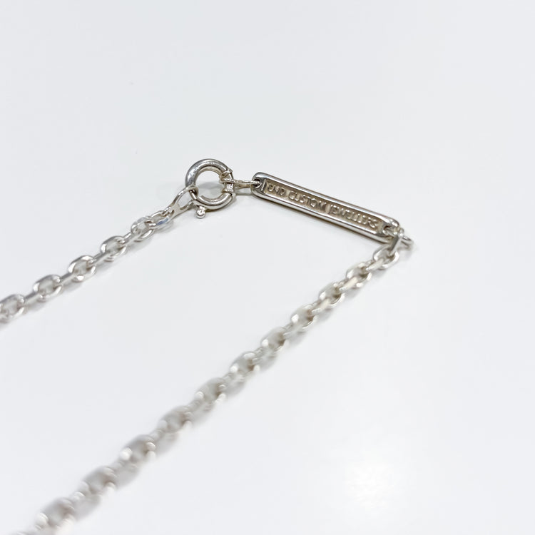 END CUSTOM JEWELLERS / Round Cut Chain Necklace / SILVER / ENDN045