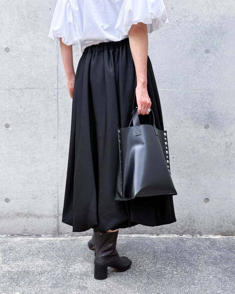 tao / ステアガラス TOTE BAG (M) / BLACK / TR-K204