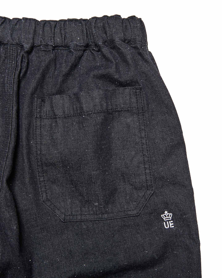 uniform expriment / NEP DENIM UTILITY PANTS / BLACK / UE-262029