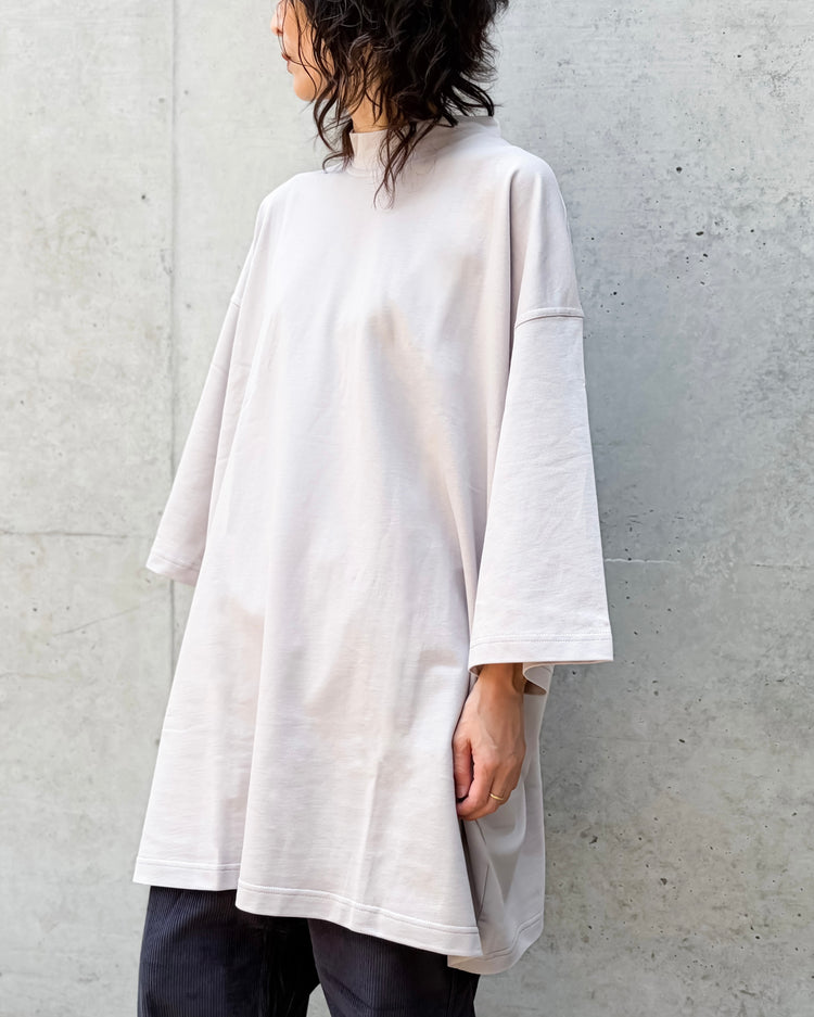 SOFIE D'HOORE / OVER SIZED T-SHIRT C-NECK SHORT SLEEVES / POWDER / TICKG-JFLIT