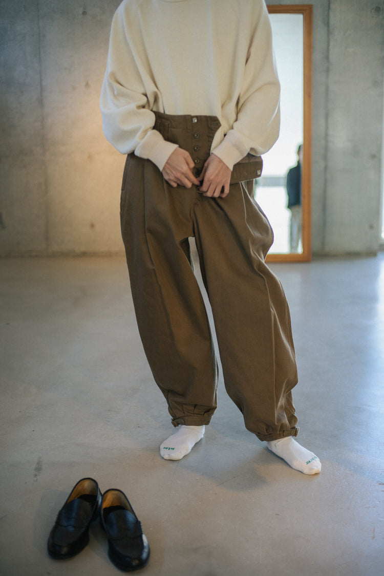 refomed / KATSURAGI DENIM KNICKERBOCKERS / KHAKI / REPT-001