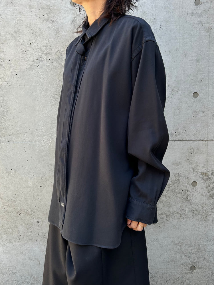 BOWTE / FINE COUNT COTTON PIECE DYE BOWTIE SHIRT/ Black / 252-01-0001