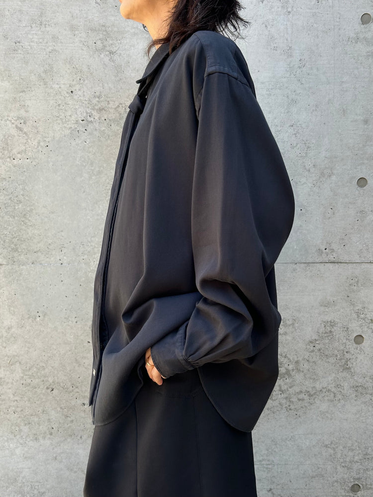 BOWTE / FINE COUNT COTTON PIECE DYE BOWTIE SHIRT/ Black / 252-01-0001