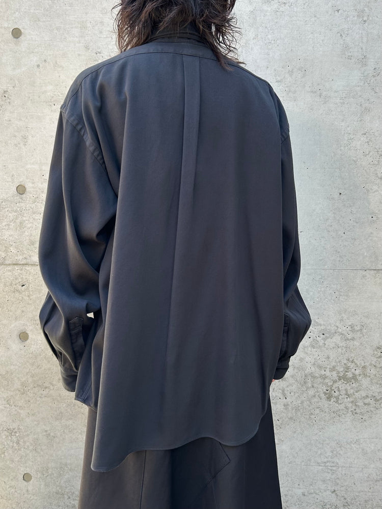 BOWTE / FINE COUNT COTTON PIECE DYE BOWTIE SHIRT/ Black / 252-01-0001