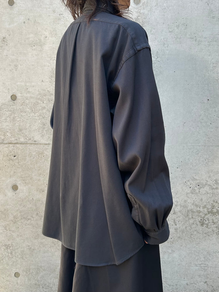 BOWTE / FINE COUNT COTTON PIECE DYE BOWTIE SHIRT/ Black / 252-01-0001