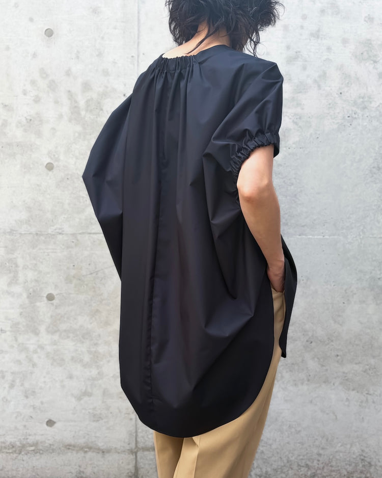 ASTRAET / ギャザー ドルマンブラウス / BLACK / 54162700003