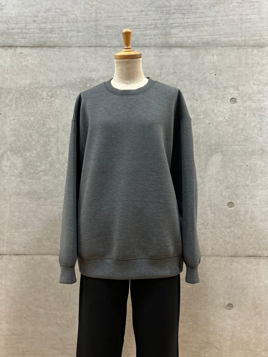 DAIWA PIER 39 / W's TECH SCUBA KNIT CREW / CHARCOAL / BE-60025WL