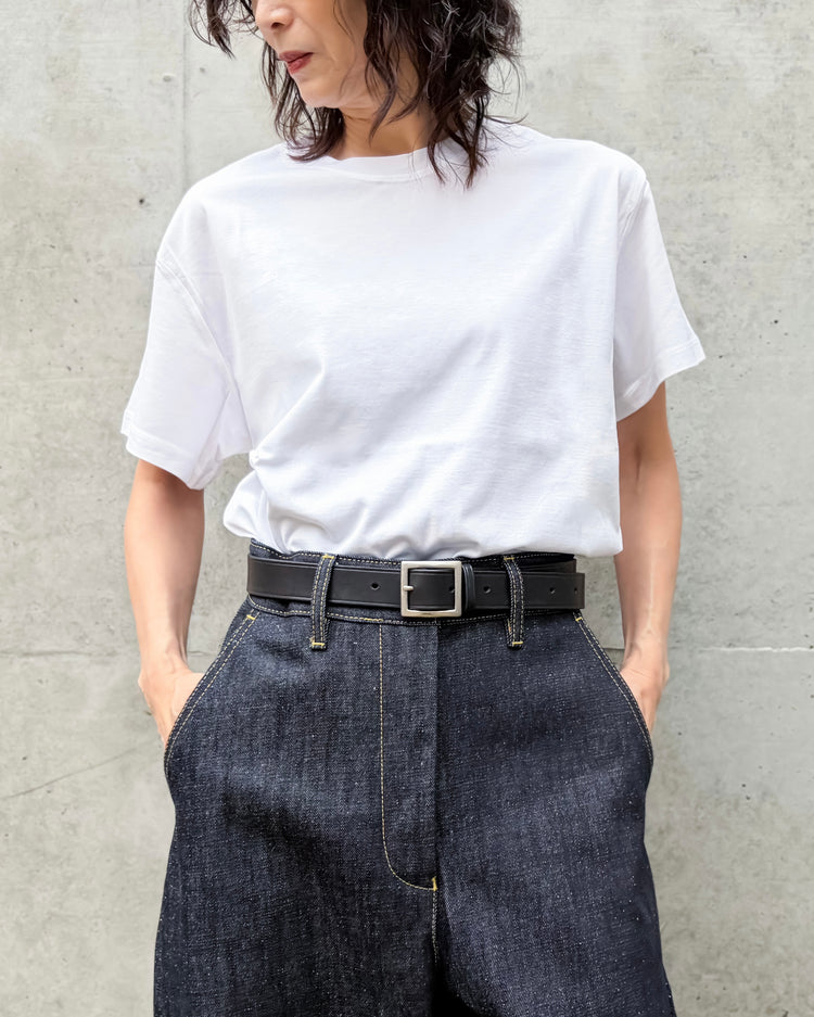 STUDIO NICHOLSON / MARINE T-SHIRT / OPTIC WHITE / SNW1229