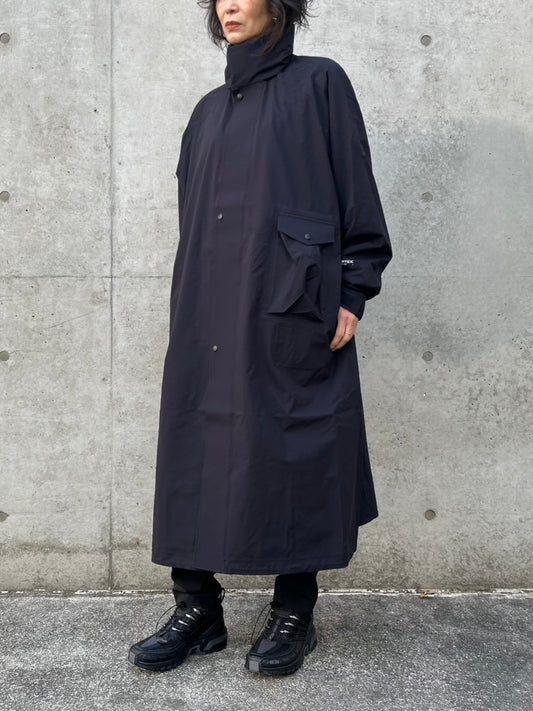 HYKE / PERTEX® DESERT STORM COAT / BLACK / 17571