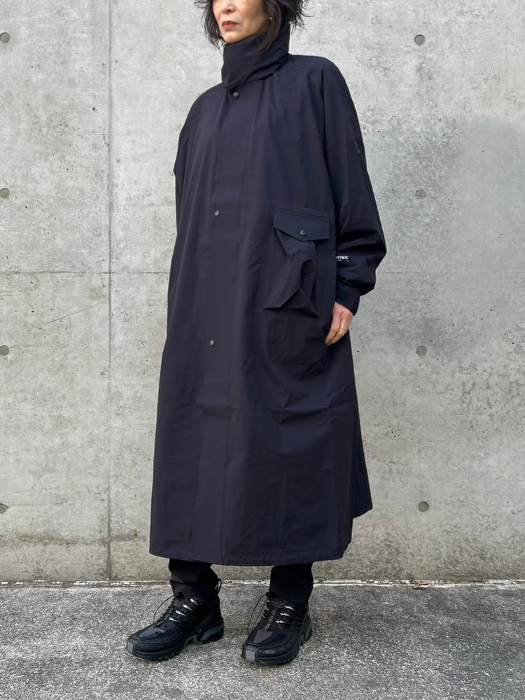 HYKE / PERTEX® DESERT STORM COAT / BLACK / 17571