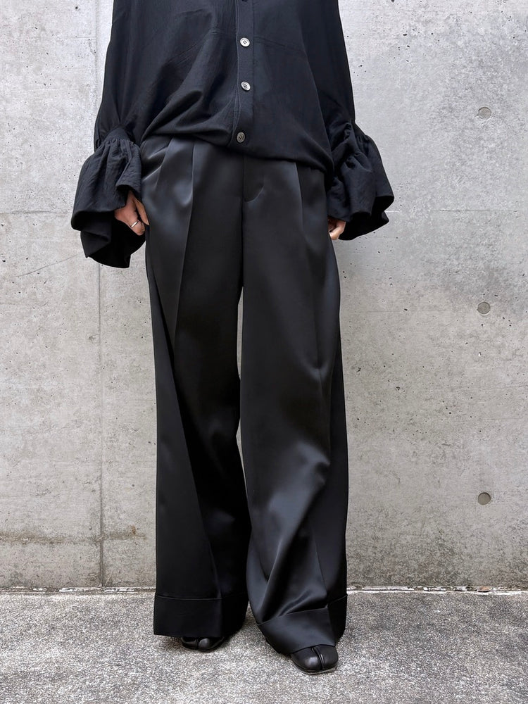 JUNYA WATANABE / アームドレープデザイン ロングカーディガン / BLACK / JQ-N007