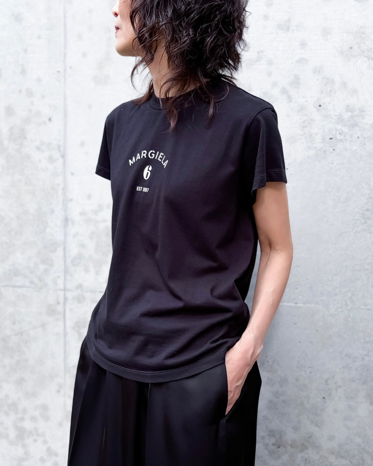 MM⑥ Maison Margiela / Signature jersey t-shirt / BLACK / S62GD0216M20048
