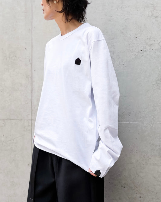 DSM kei ninomiya / FOOTBALL BACK PRINT LONG SLEEVE TEE / WHITE / DSM02T028