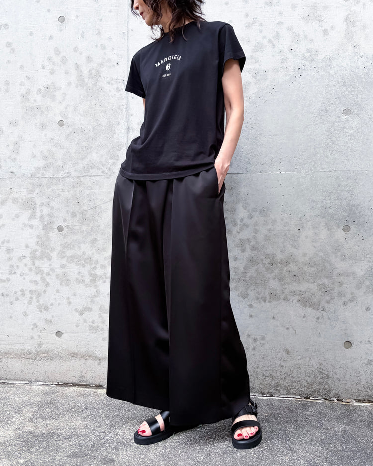 MM⑥ Maison Margiela / Signature jersey t-shirt / BLACK / S62GD0216M20048
