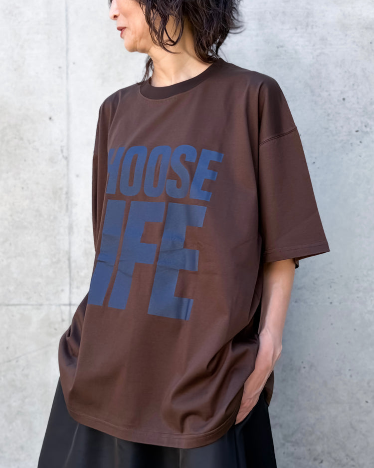 KATHARINE HAMNETT / THE SLOGAN TEE / BROWN / TKH-T01