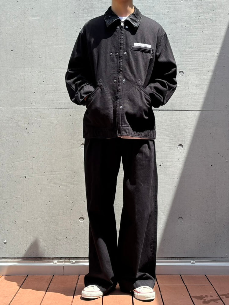 DAIRIKU / "Dairiku Work Wear" Vintage Wash Jacket / Black / 26AW-CP02