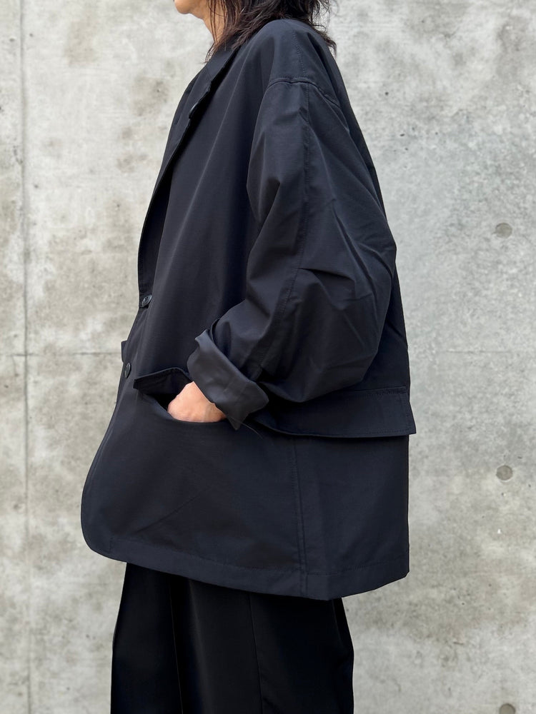 DAIWA PIER 39 / W's TECH LOOSE 2B JACKET RIPSTOP / BLACK / BJ-30025WL