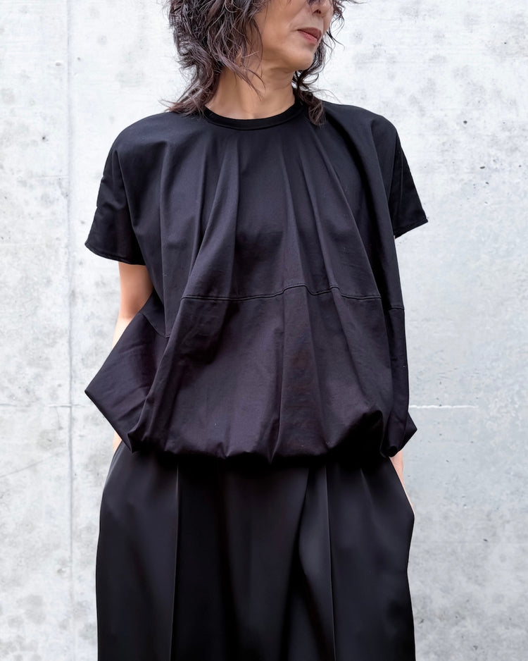 ENFÖLD / BALL PULLOVER / BLACK / 300JA780-0091